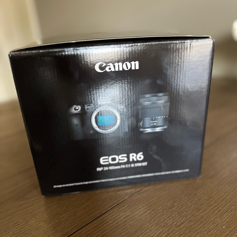 Canon R6 professional camera with lens 50mm